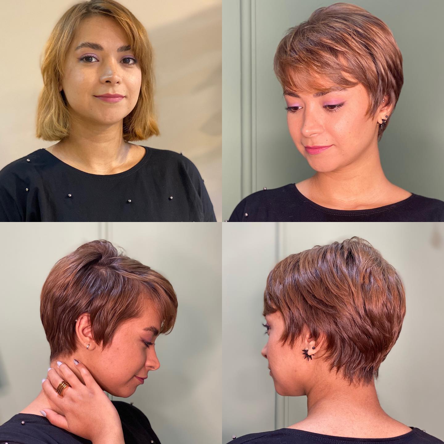 Pixie Cut with Lifted Crown for Round Faces