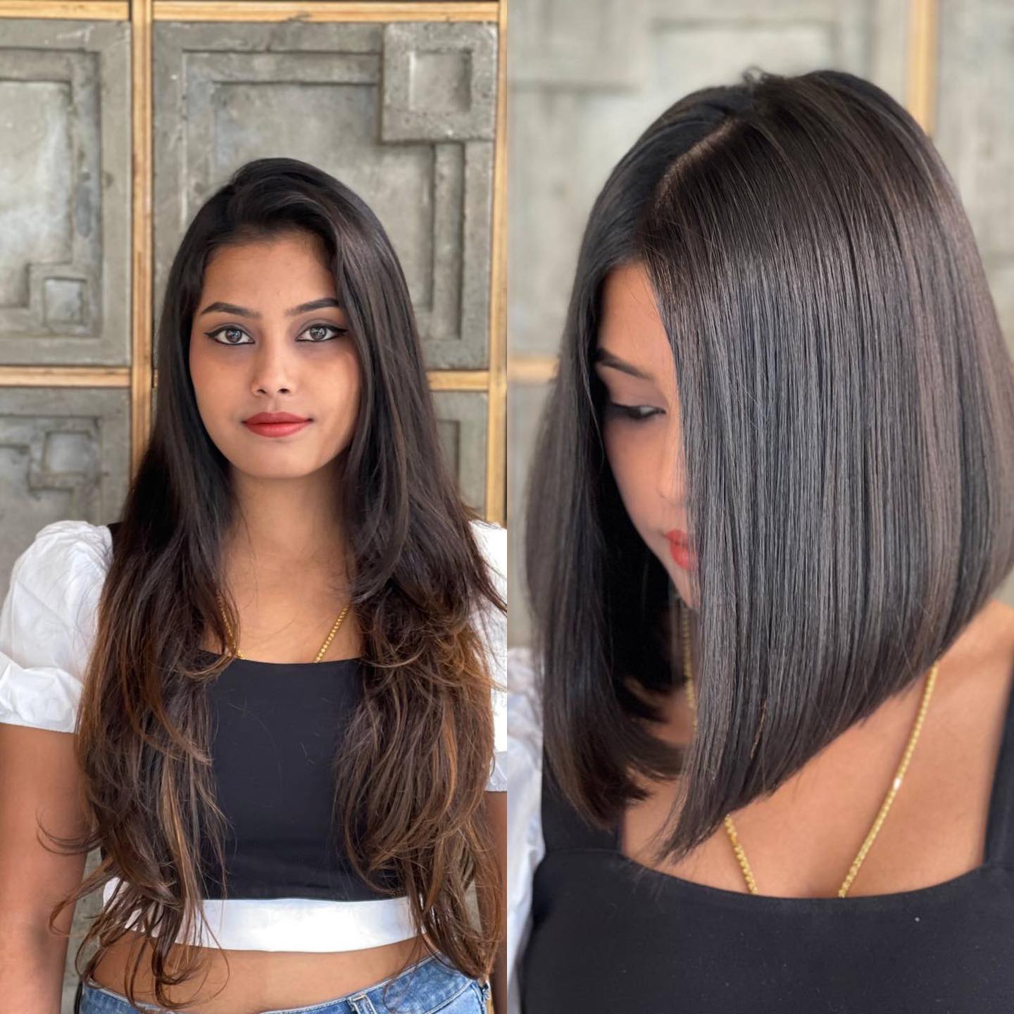 Sleek Inverted Lob Before and After