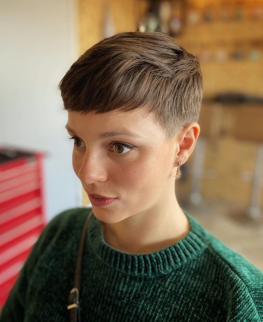 Very Short Boyish Cut for Girls