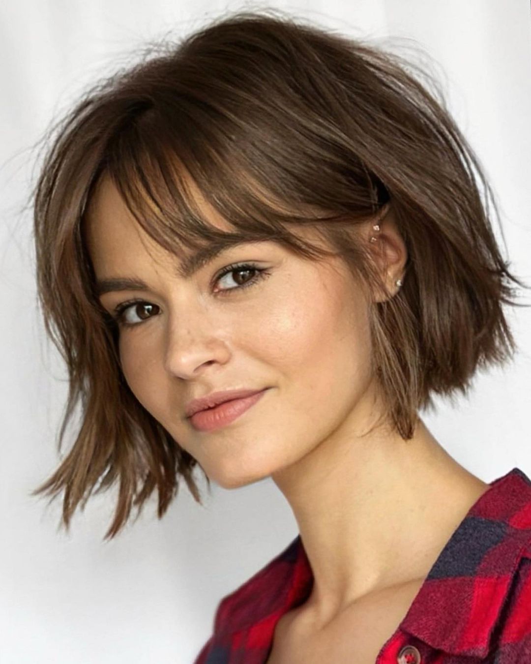 Short Bob with Bangs and Disconnected Ends