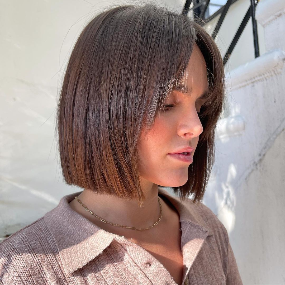 Blunt Bob with Graduated Bangs