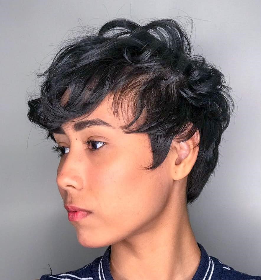 Piece-y Pixie for Wavy Hair